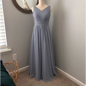 Azazie Dusty Blue Bridesmaid Dress